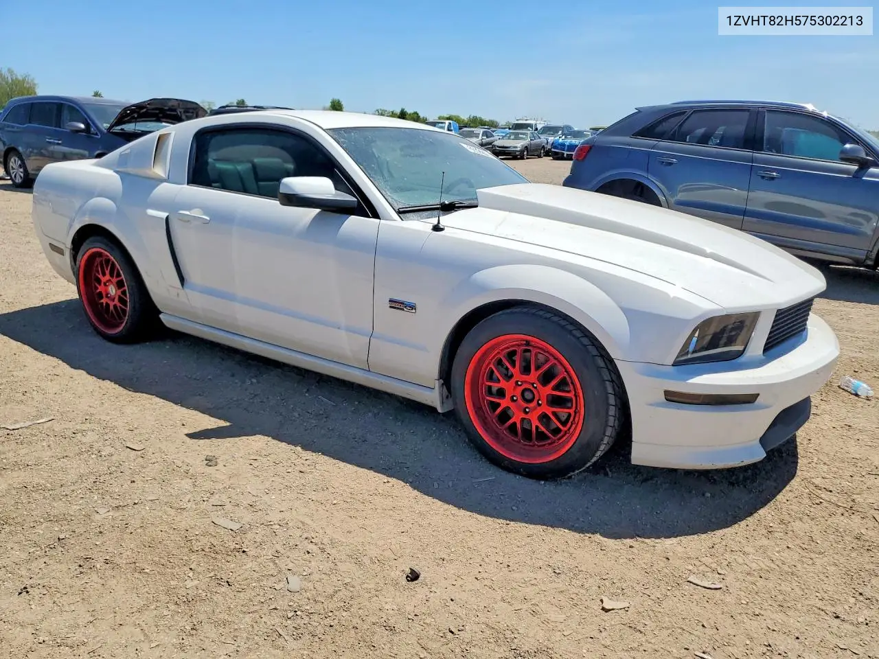 2007 Ford Mustang Gt VIN: 1ZVHT82H575302213 Lot: 53632166