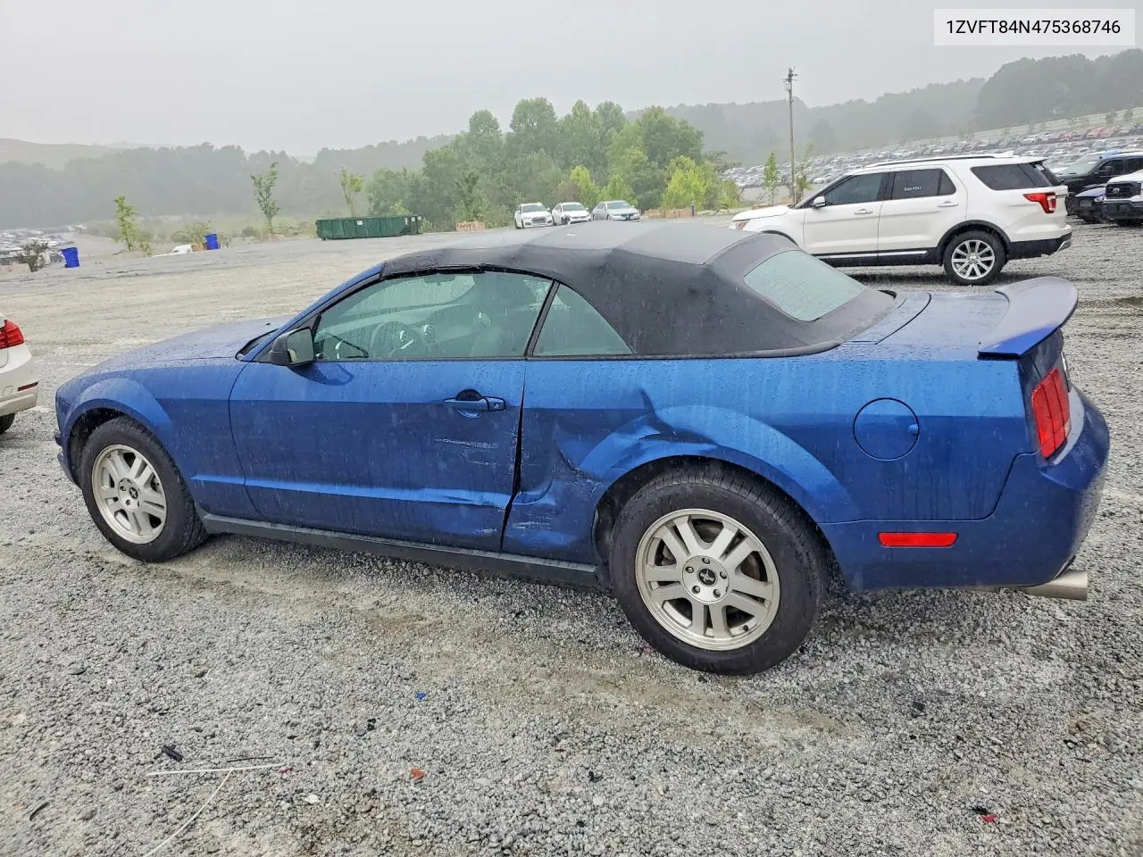 2007 Ford Mustang VIN: 1ZVFT84N475368746 Lot: 57433446