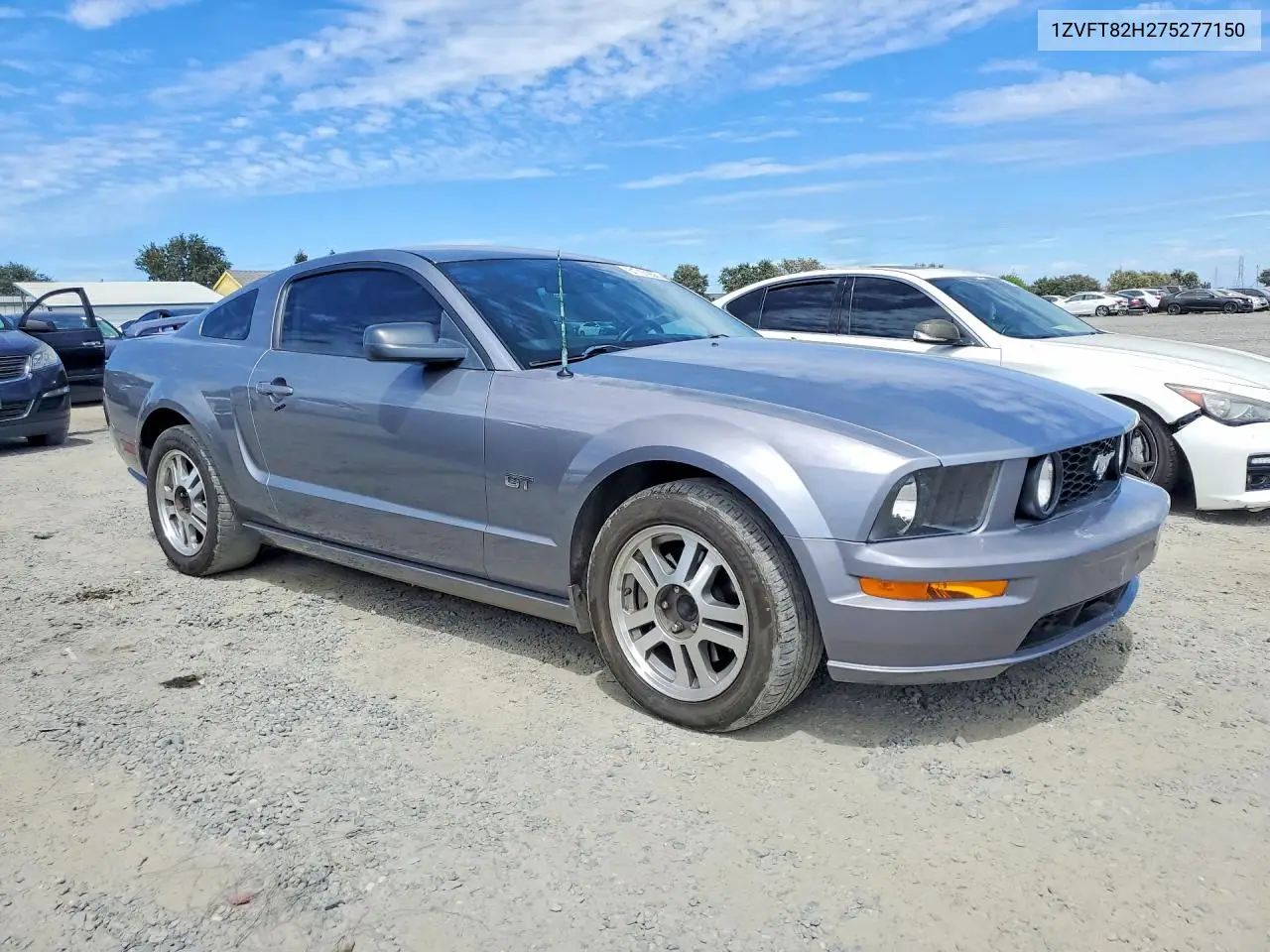 2007 Ford Mustang Gt VIN: 1ZVFT82H275277150 Lot: 61737956