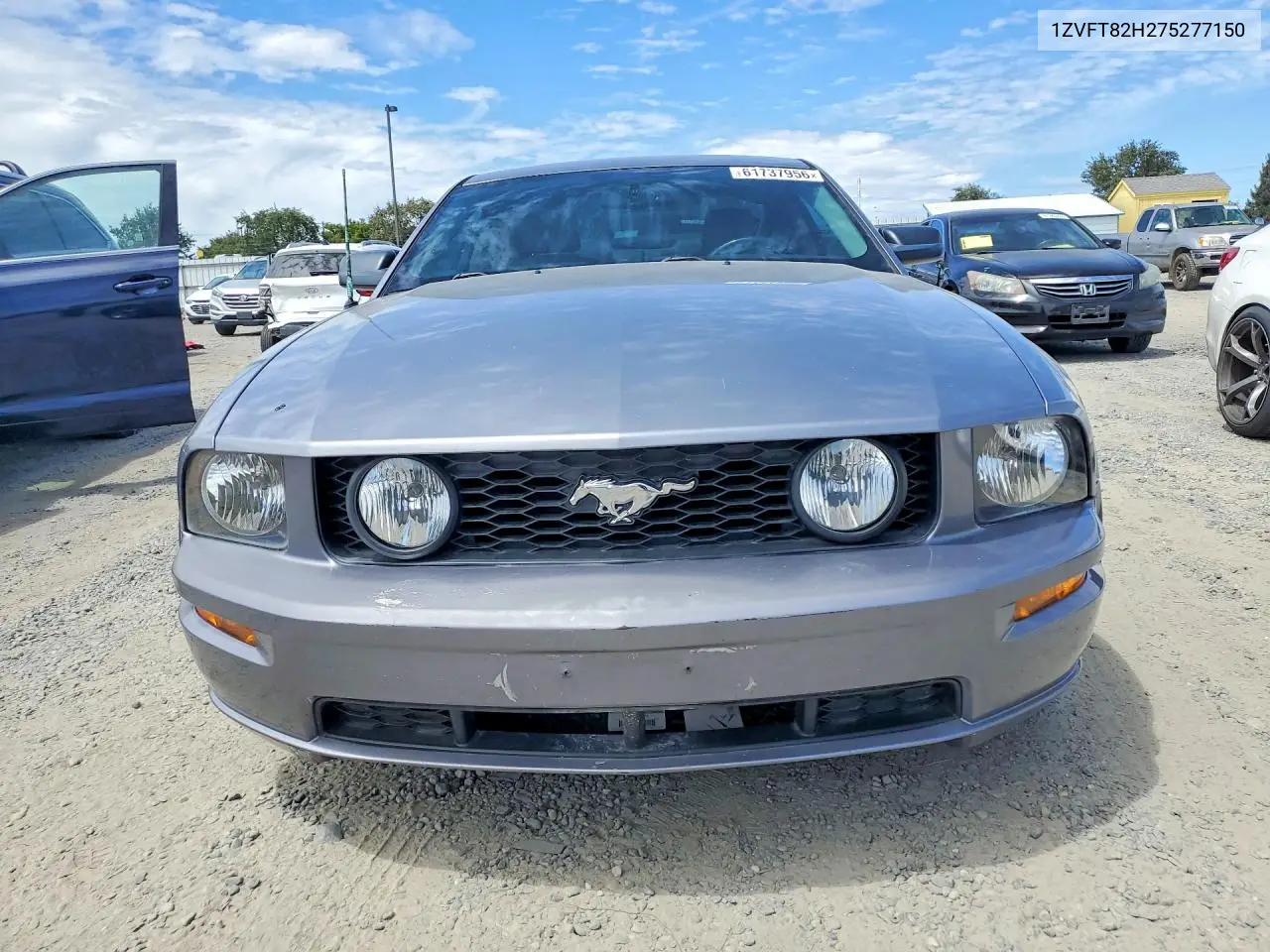 2007 Ford Mustang Gt VIN: 1ZVFT82H275277150 Lot: 61737956