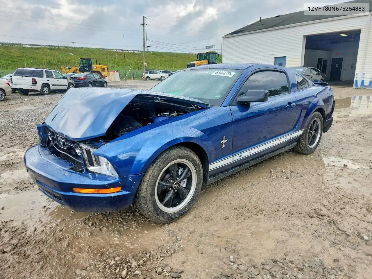 2007 Ford Mustang VIN: 1ZVFT80N675254883 Lot: 61804756