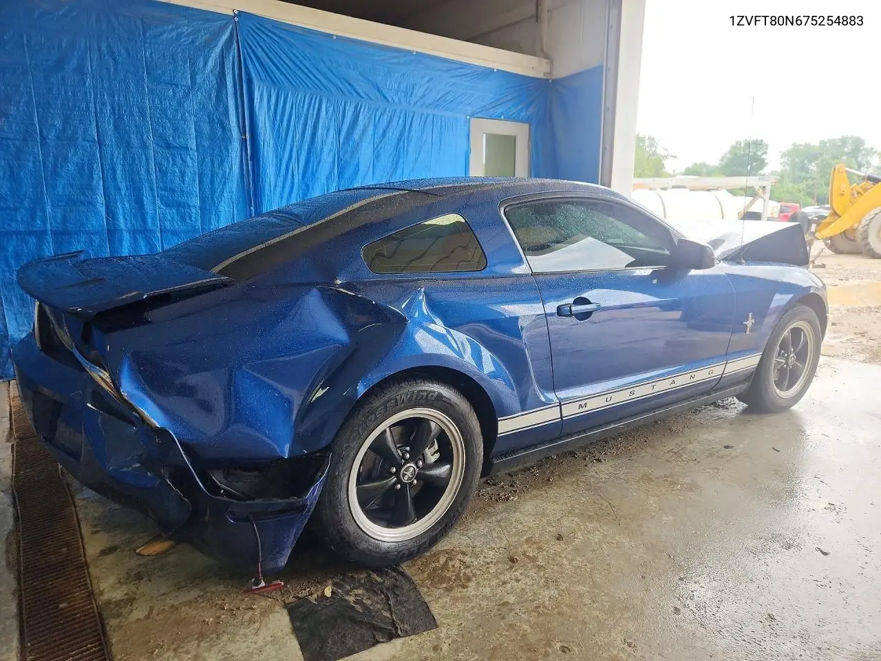 2007 Ford Mustang VIN: 1ZVFT80N675254883 Lot: 61804756
