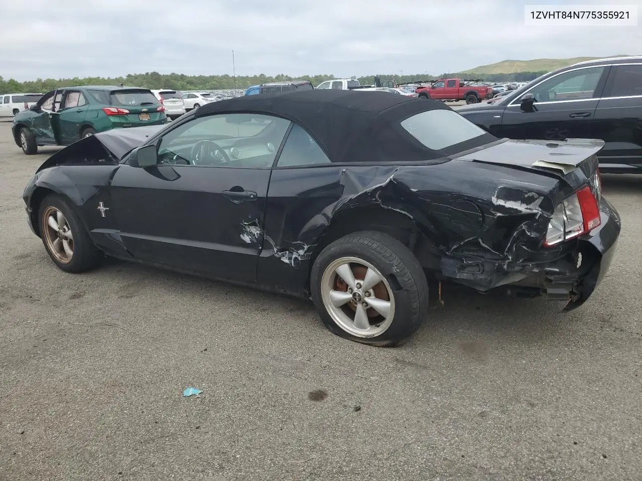 2007 Ford Mustang VIN: 1ZVHT84N775355921 Lot: 62316086