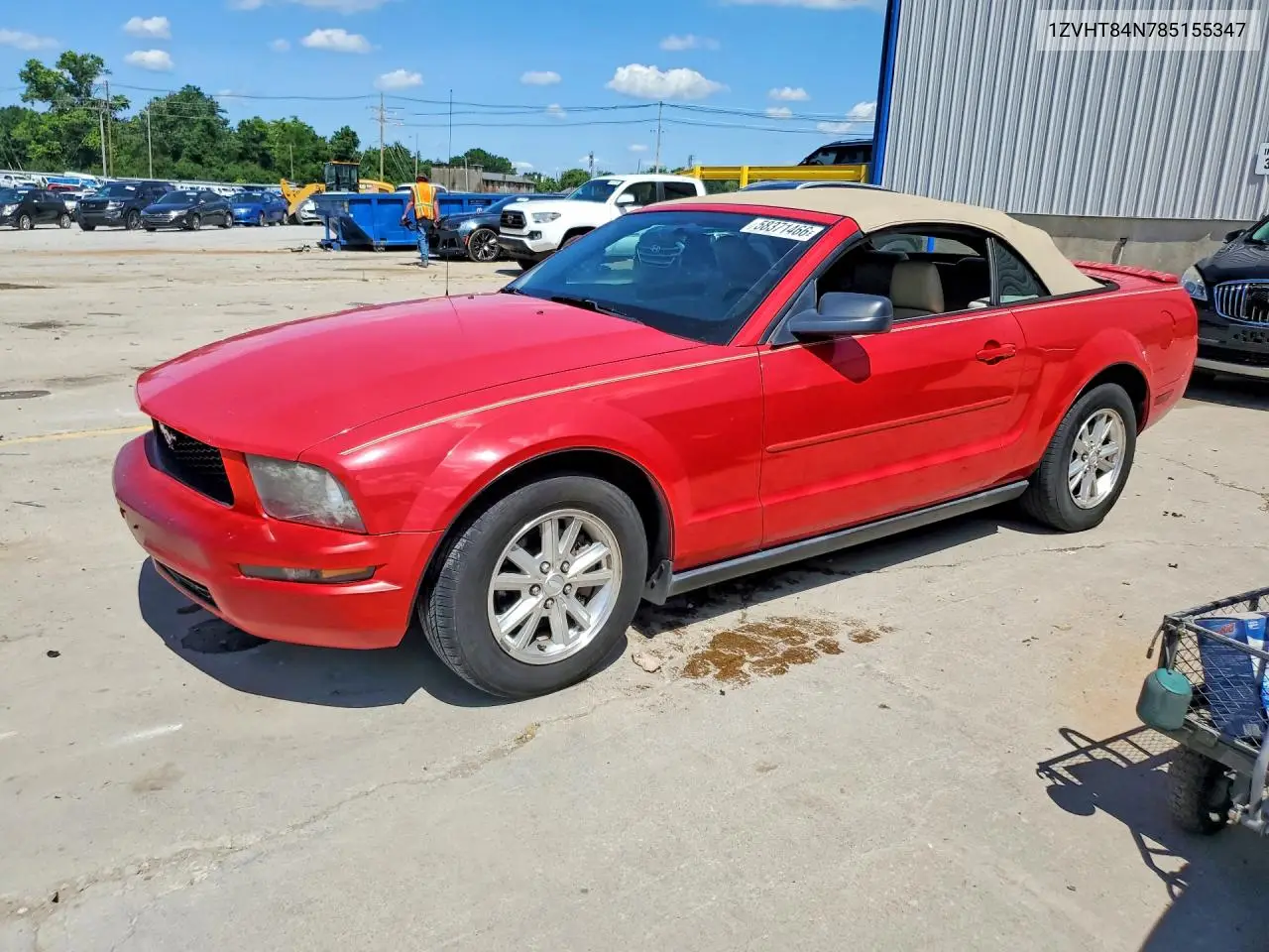 1ZVHT84N785155347 2008 Ford Mustang