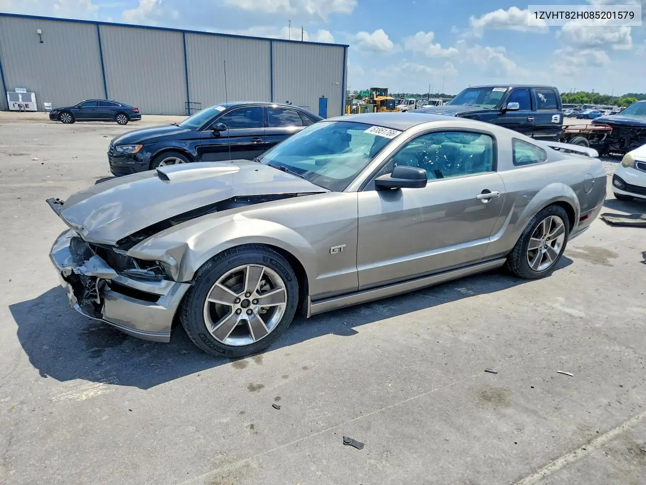 2008 Ford Mustang Gt VIN: 1ZVHT82H085201579 Lot: 61851766