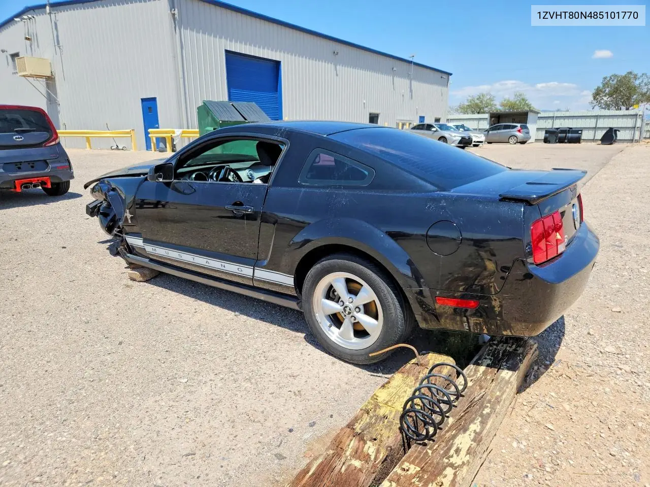 2008 Ford Mustang VIN: 1ZVHT80N485101770 Lot: 61947366