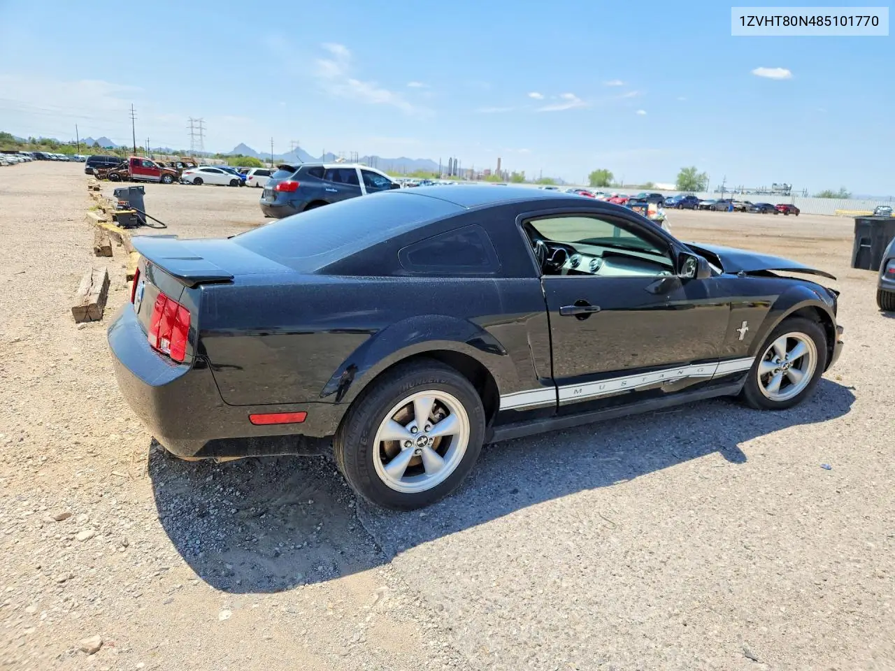 2008 Ford Mustang VIN: 1ZVHT80N485101770 Lot: 61947366