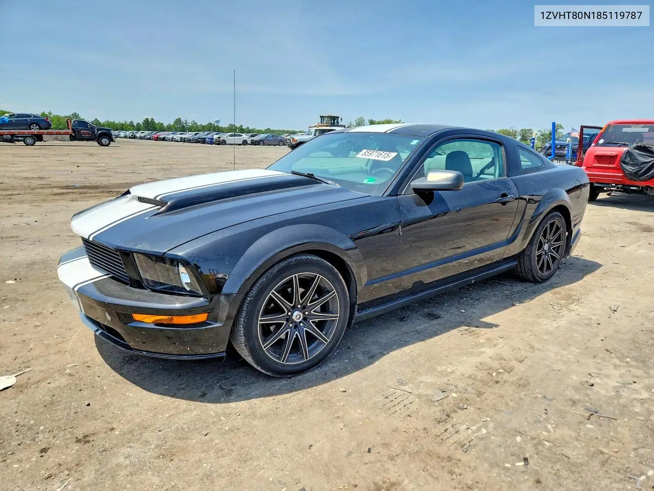 2008 Ford Mustang VIN: 1ZVHT80N185119787 Lot: 85971615