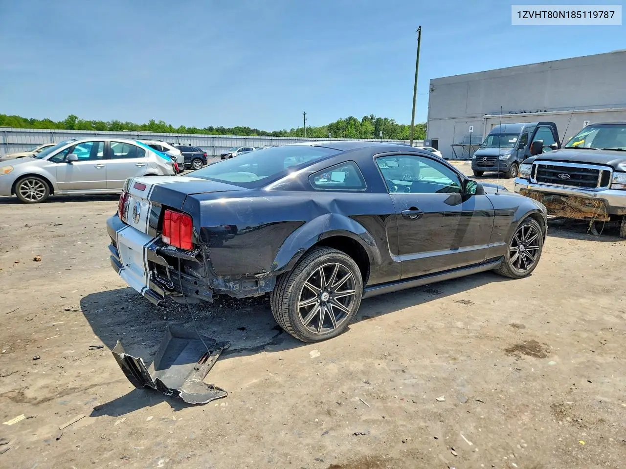 2008 Ford Mustang VIN: 1ZVHT80N185119787 Lot: 85971615