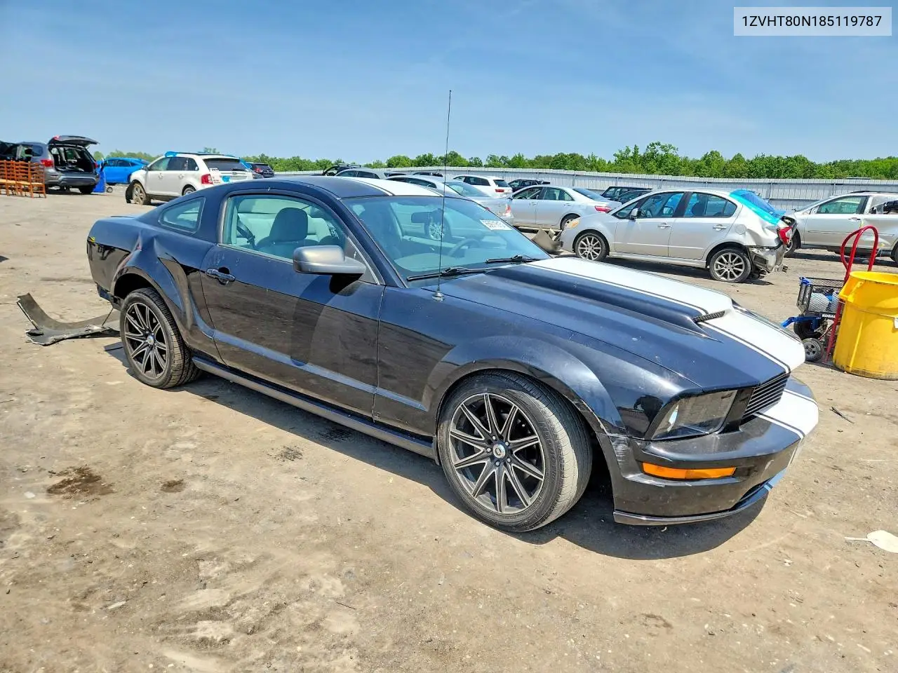 2008 Ford Mustang VIN: 1ZVHT80N185119787 Lot: 85971615