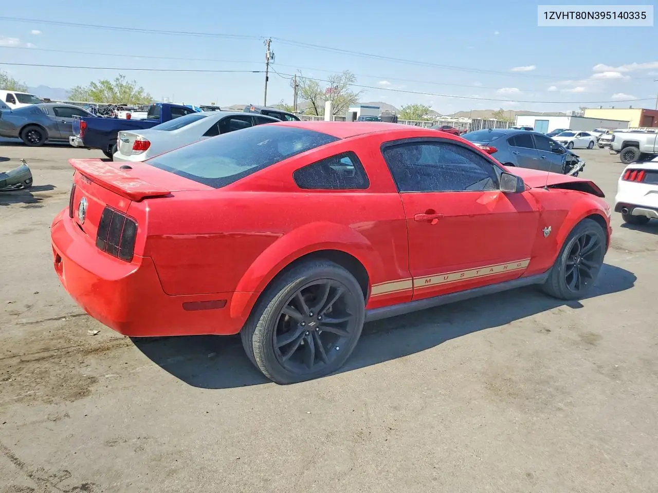 2009 Ford Mustang VIN: 1ZVHT80N395140335 Lot: 60438406