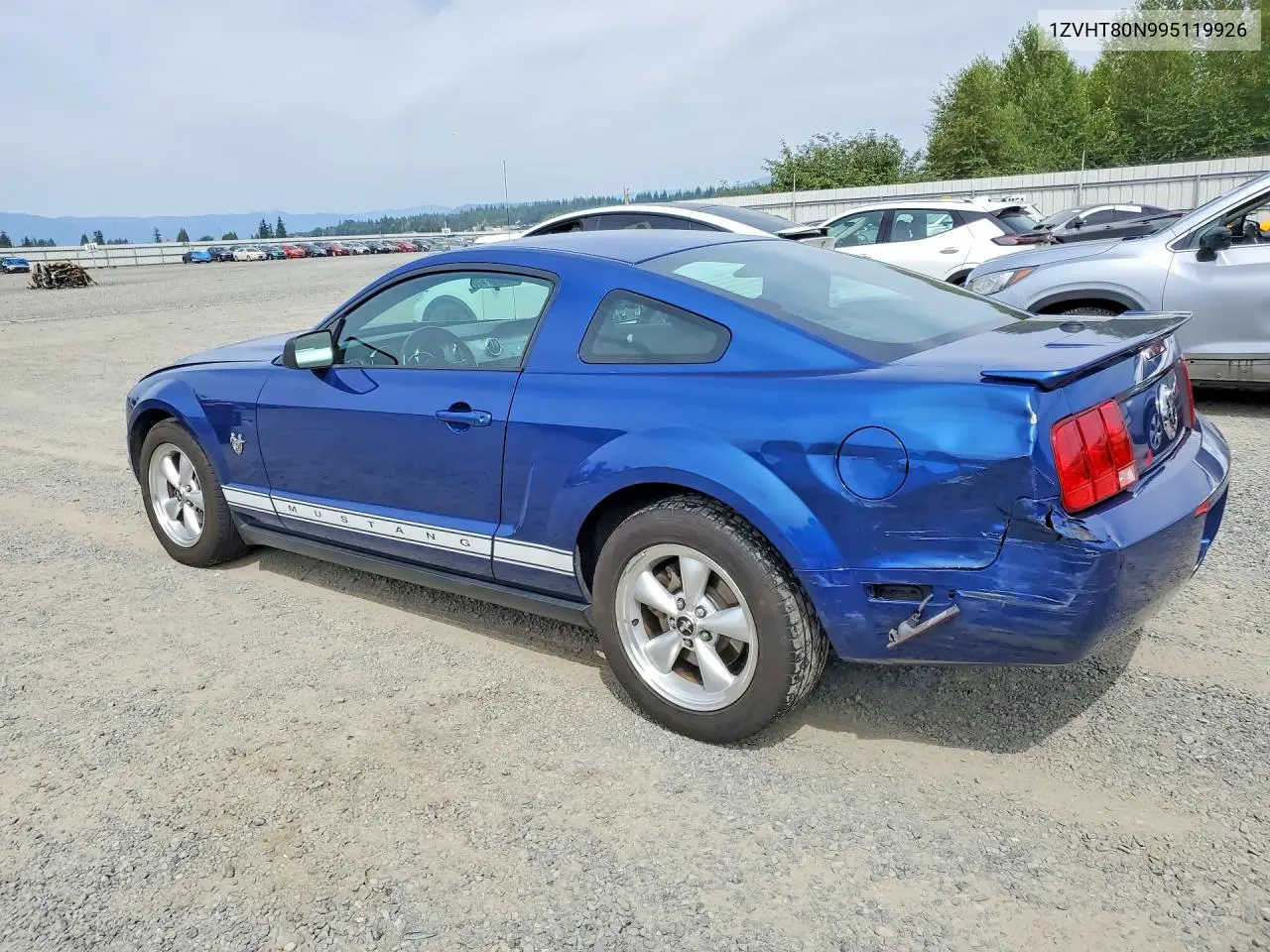 2009 Ford Mustang VIN: 1ZVHT80N995119926 Lot: 61605956