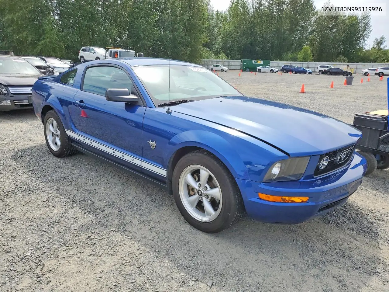 2009 Ford Mustang VIN: 1ZVHT80N995119926 Lot: 61605956