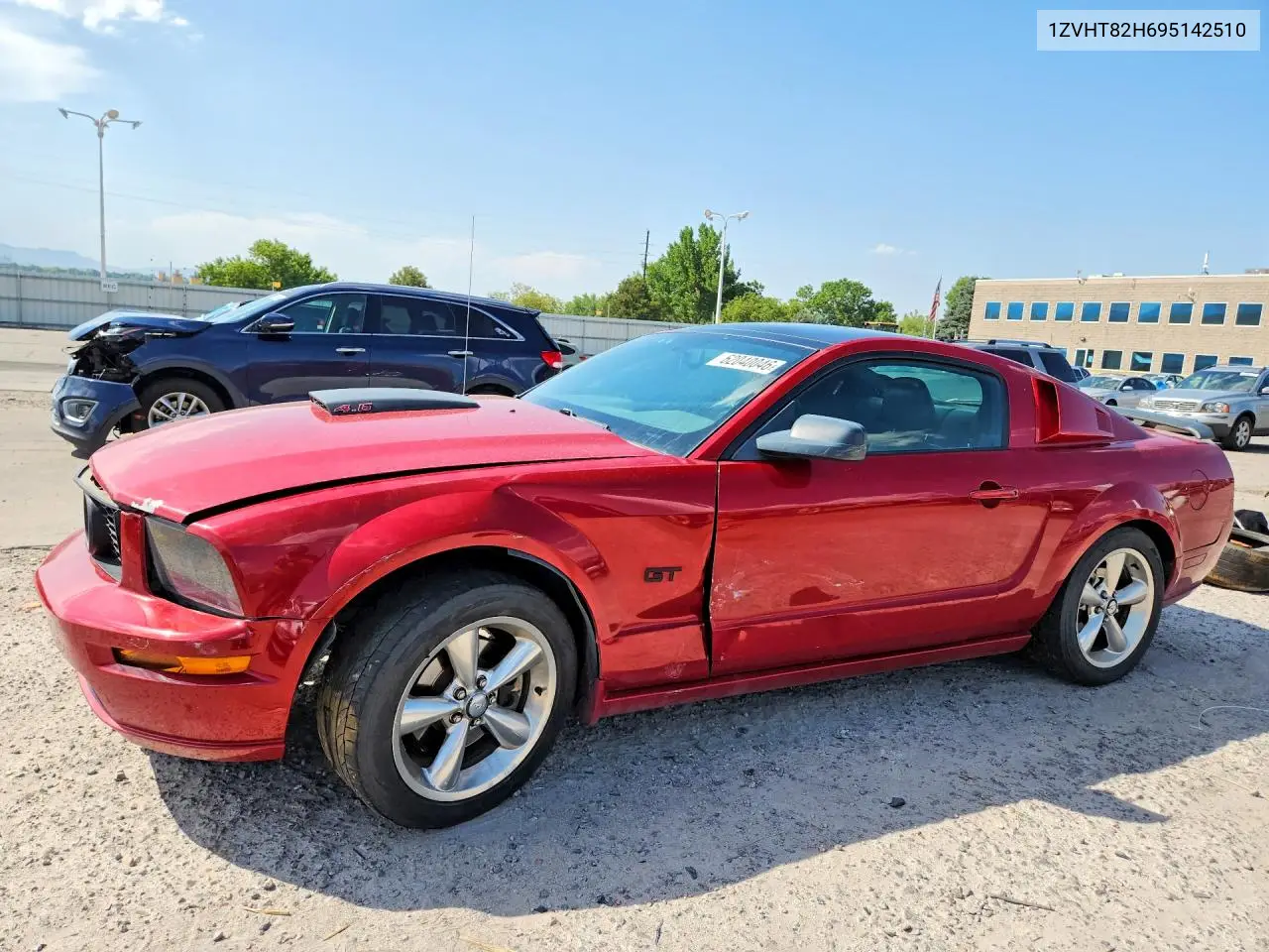 2009 Ford Mustang Gt VIN: 1ZVHT82H695142510 Lot: 62040046