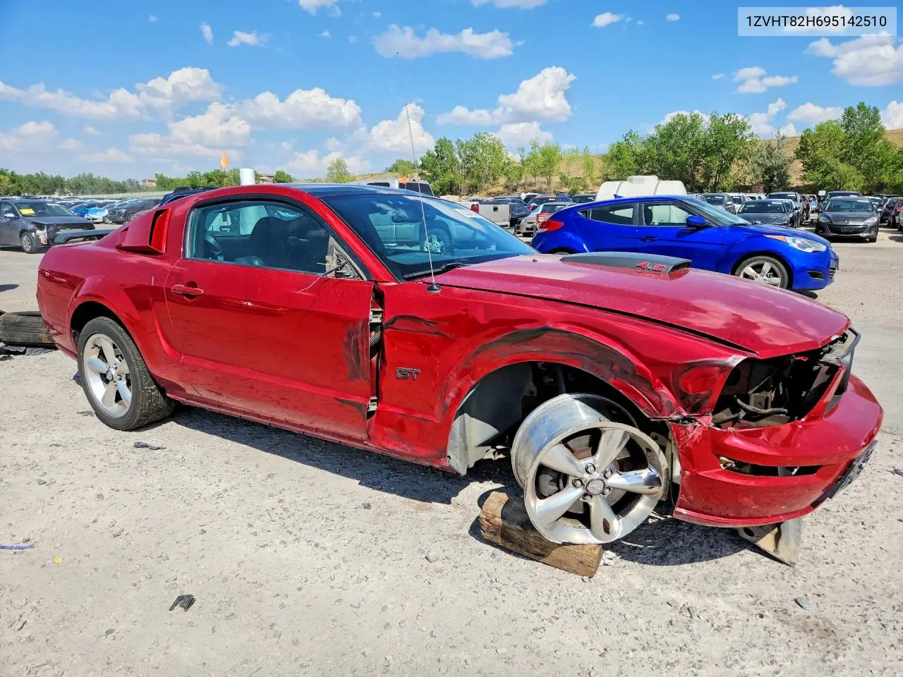2009 Ford Mustang Gt VIN: 1ZVHT82H695142510 Lot: 62040046
