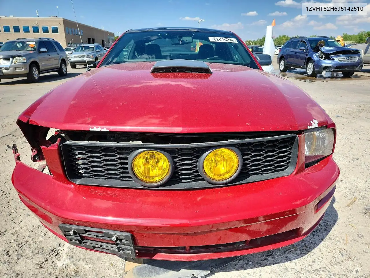 2009 Ford Mustang Gt VIN: 1ZVHT82H695142510 Lot: 62040046