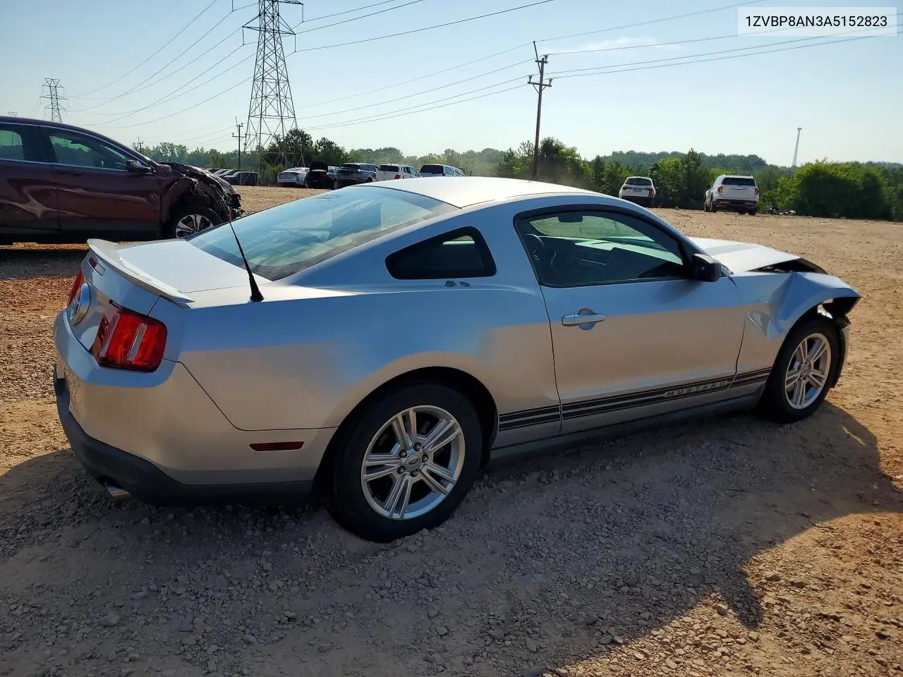 2010 Ford Mustang VIN: 1ZVBP8AN3A5152823 Lot: 57182676