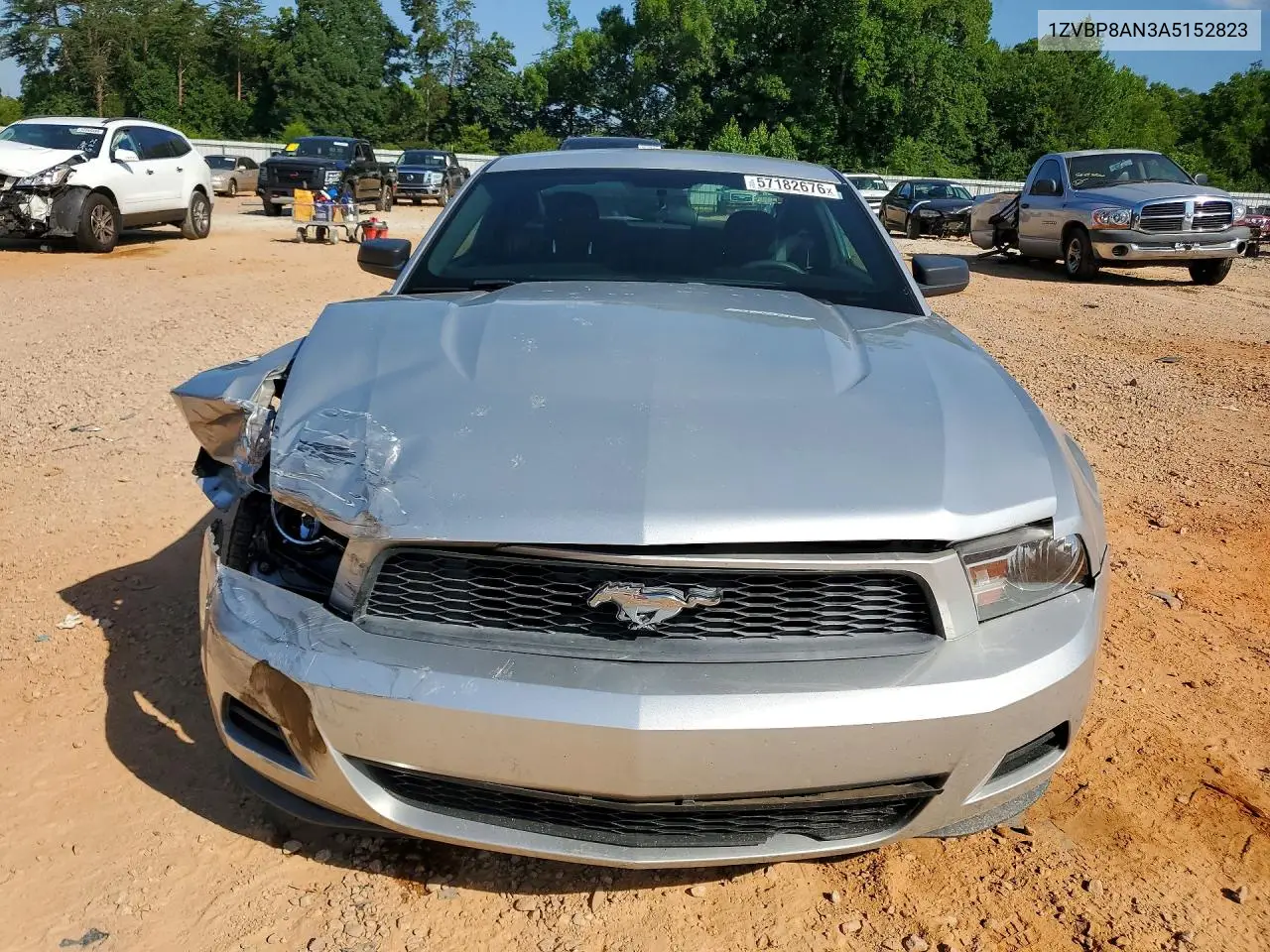 2010 Ford Mustang VIN: 1ZVBP8AN3A5152823 Lot: 57182676