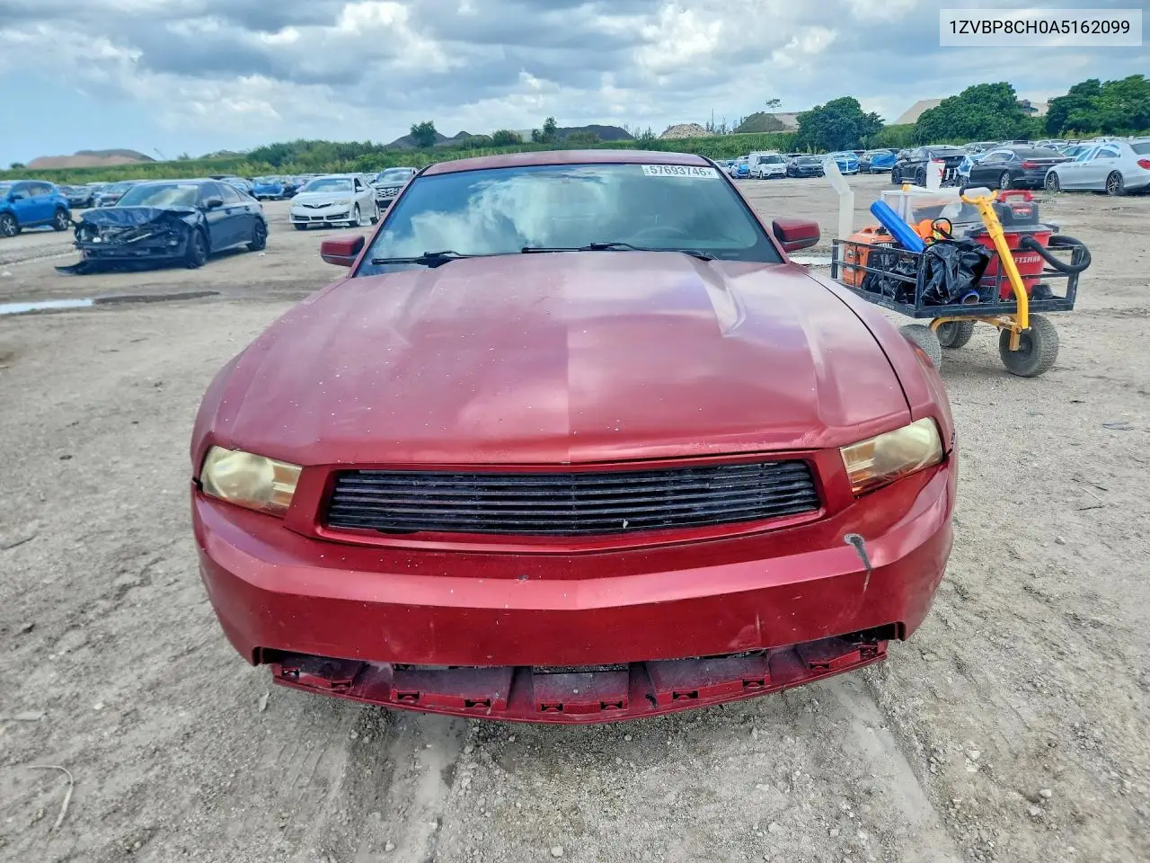 2010 Ford Mustang Gt VIN: 1ZVBP8CH0A5162099 Lot: 57693746