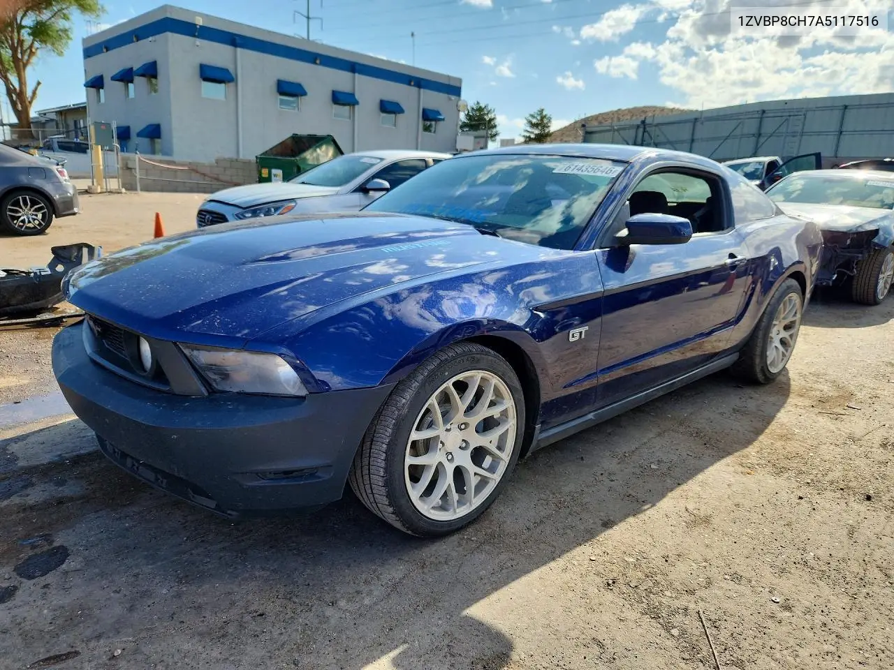 2010 Ford Mustang Gt VIN: 1ZVBP8CH7A5117516 Lot: 61435646