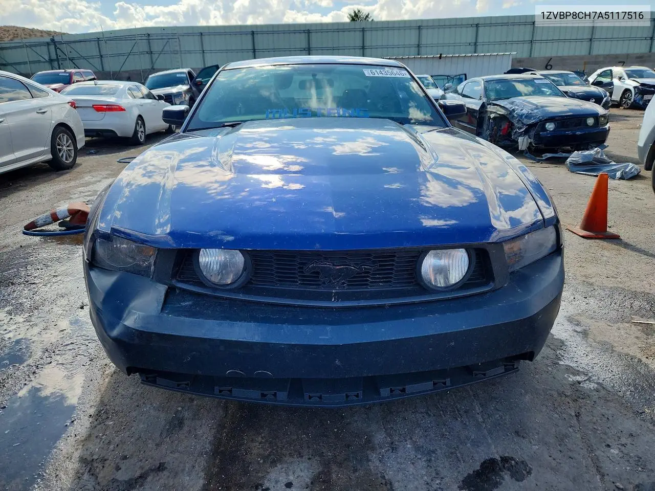 2010 Ford Mustang Gt VIN: 1ZVBP8CH7A5117516 Lot: 61435646