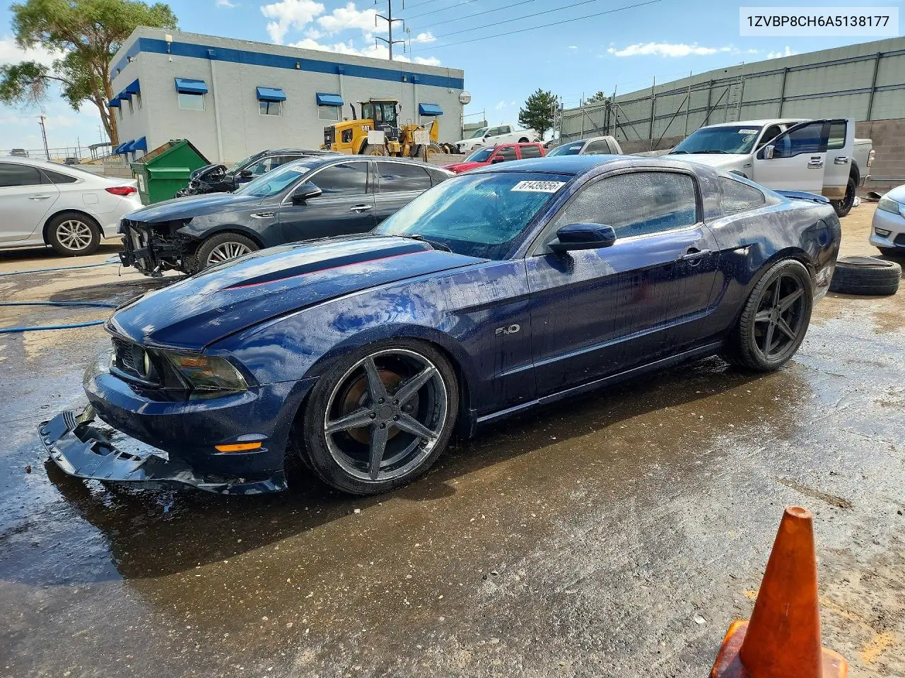 2010 Ford Mustang Gt VIN: 1ZVBP8CH6A5138177 Lot: 61439856