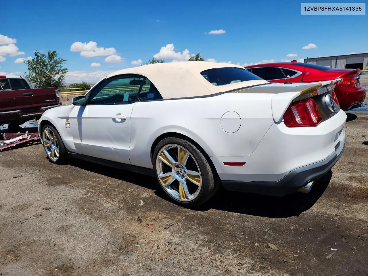 2010 Ford Mustang Gt VIN: 1ZVBP8FHXA5141336 Lot: 62434546