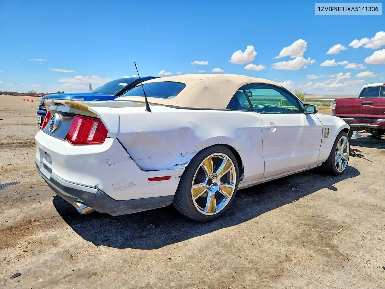 2010 Ford Mustang Gt VIN: 1ZVBP8FHXA5141336 Lot: 62434546