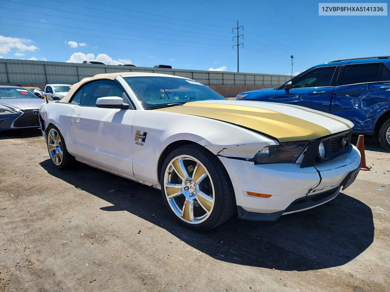 2010 Ford Mustang Gt VIN: 1ZVBP8FHXA5141336 Lot: 62434546