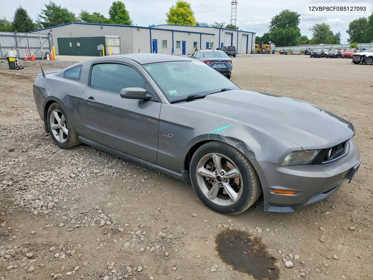 2011 Ford Mustang Gt VIN: 1ZVBP8CF0B5127093 Lot: 58966666