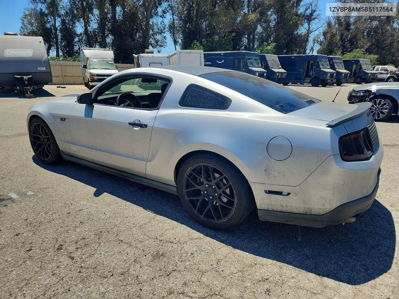 2011 Ford Mustang VIN: 1ZVBP8AM5B5117564 Lot: 60477286