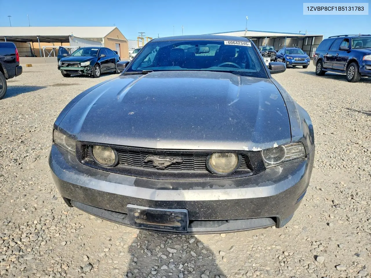 2011 Ford Mustang Gt VIN: 1ZVBP8CF1B5131783 Lot: 60642346