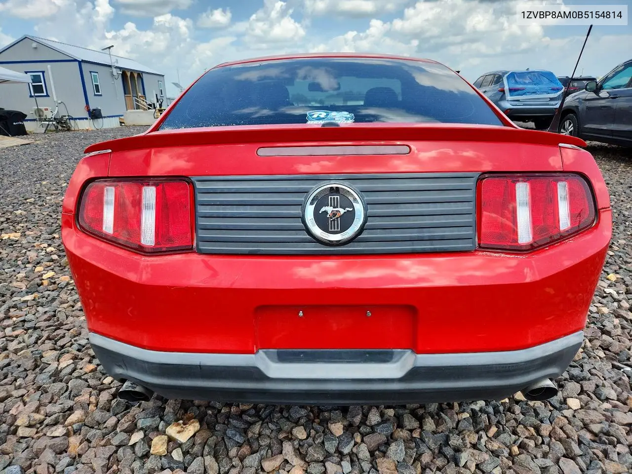 2011 Ford Mustang VIN: 1ZVBP8AM0B5154814 Lot: 61487176