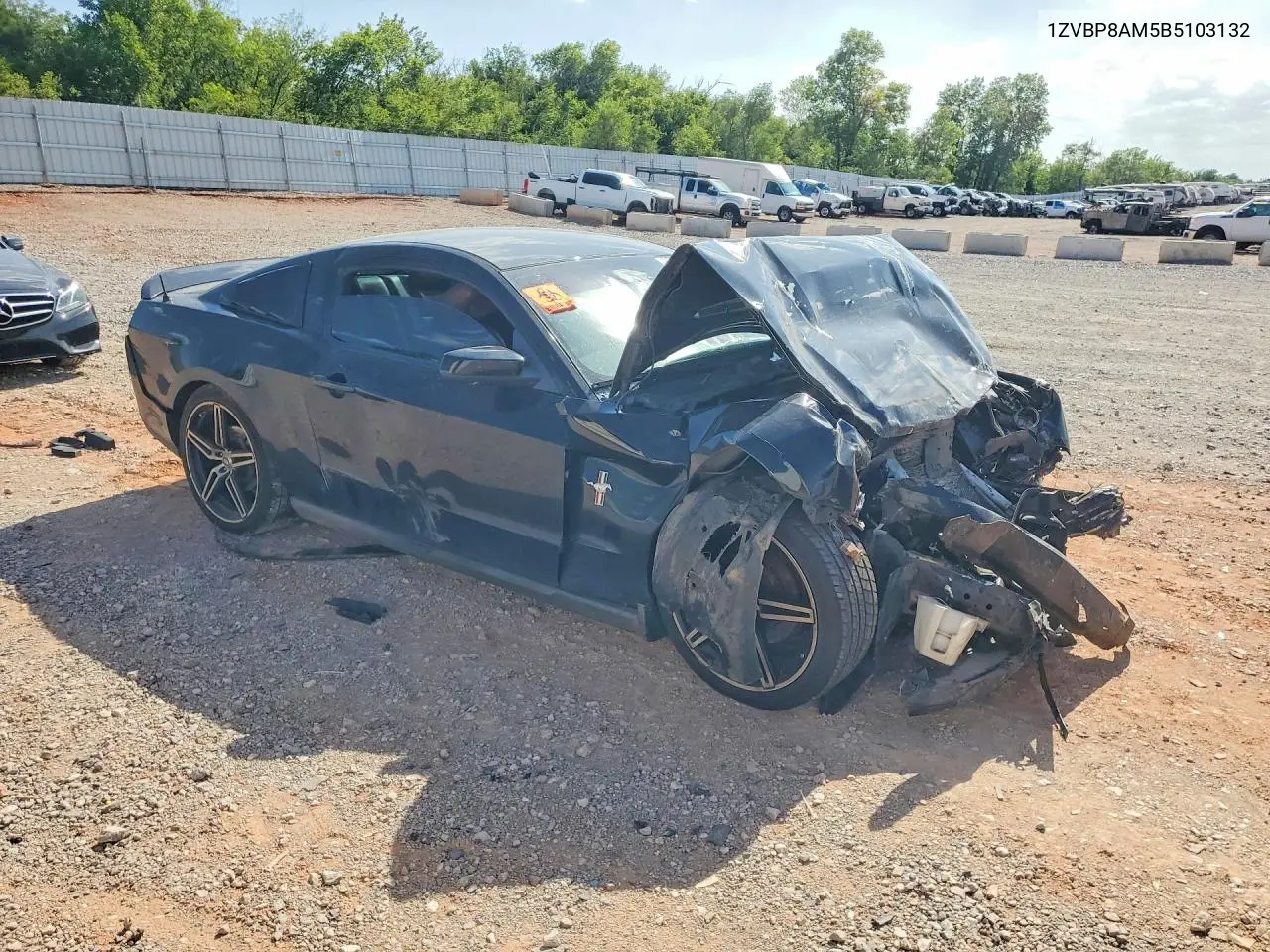 2011 Ford Mustang VIN: 1ZVBP8AM5B5103132 Lot: 62046166