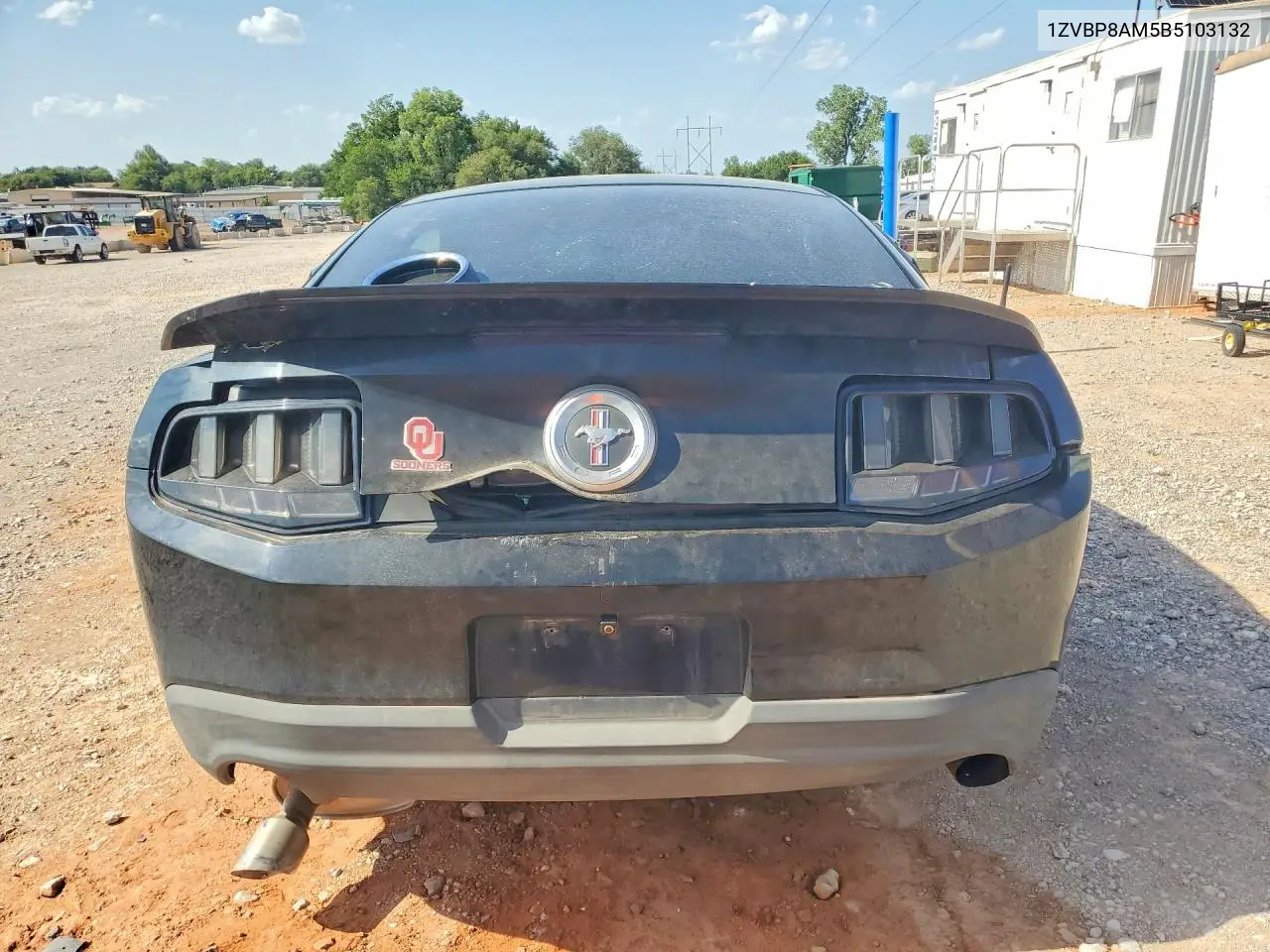 2011 Ford Mustang VIN: 1ZVBP8AM5B5103132 Lot: 62046166