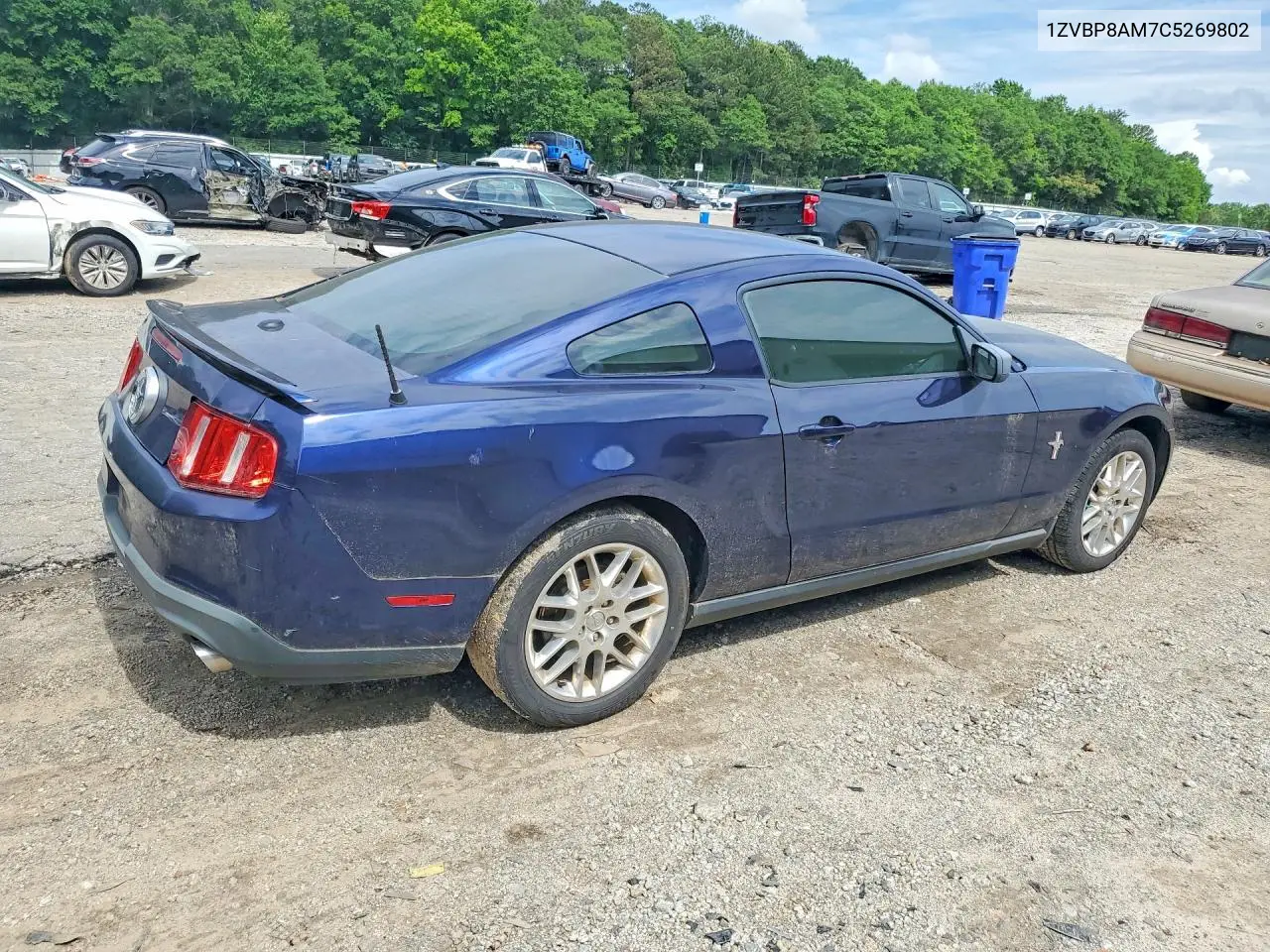 2012 Ford Mustang VIN: 1ZVBP8AM7C5269802 Lot: 55133406