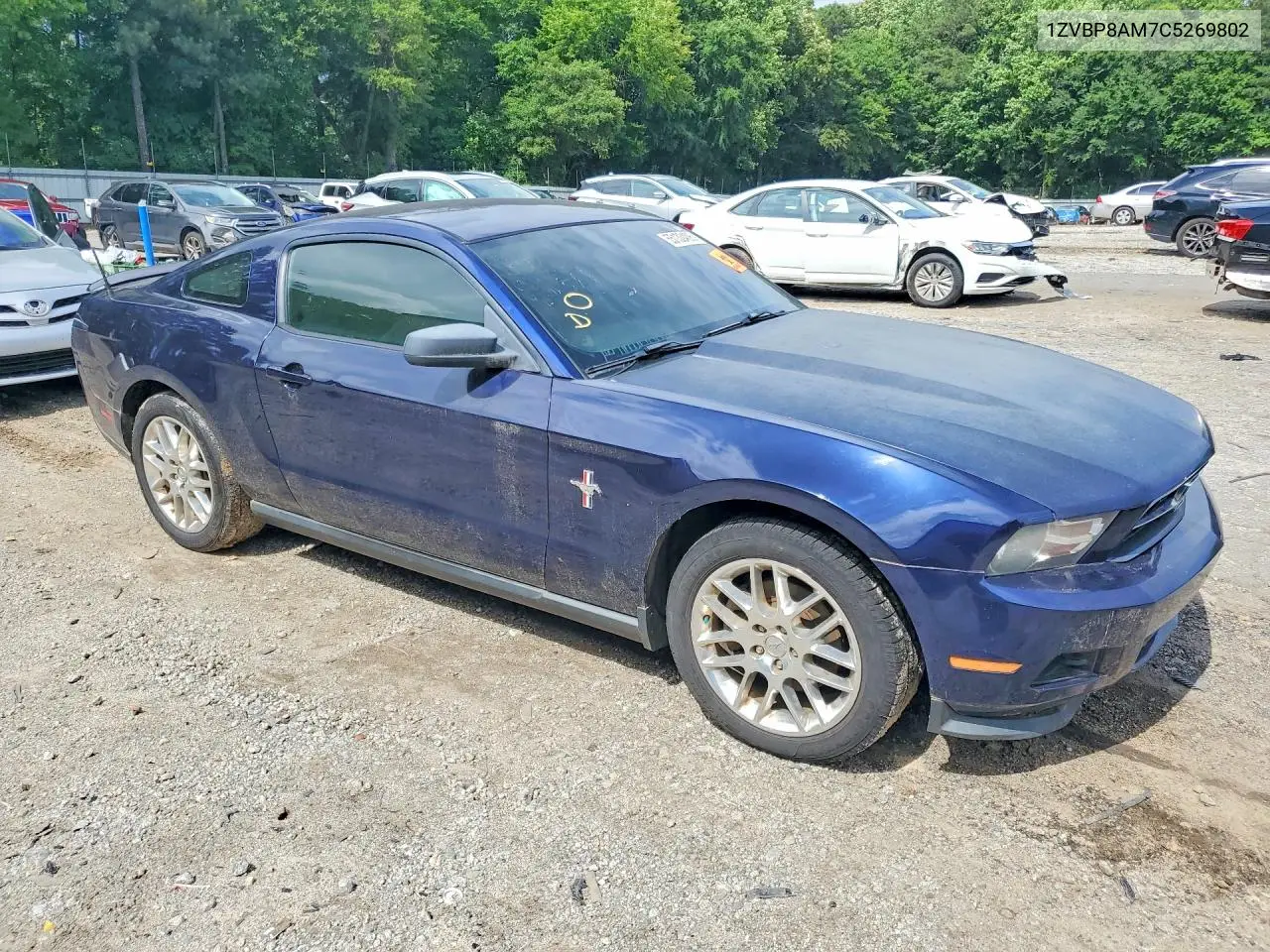 2012 Ford Mustang VIN: 1ZVBP8AM7C5269802 Lot: 55133406