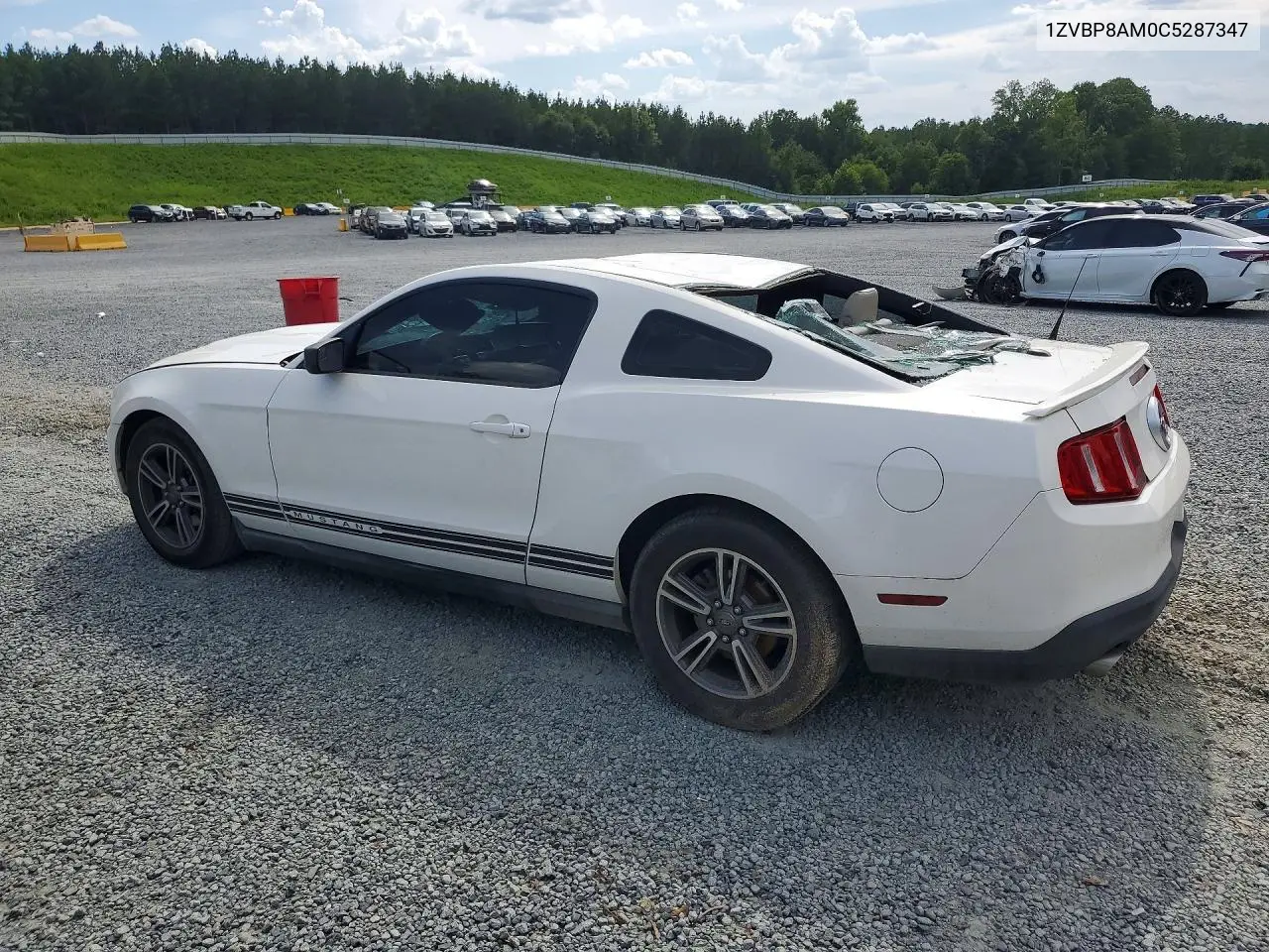2012 Ford Mustang VIN: 1ZVBP8AM0C5287347 Lot: 61474316