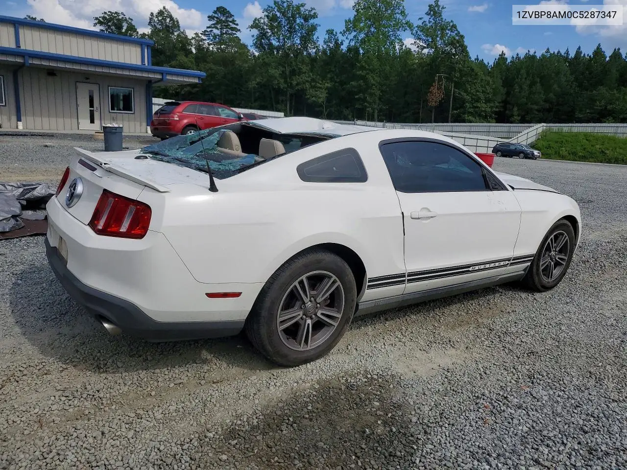 2012 Ford Mustang VIN: 1ZVBP8AM0C5287347 Lot: 61474316