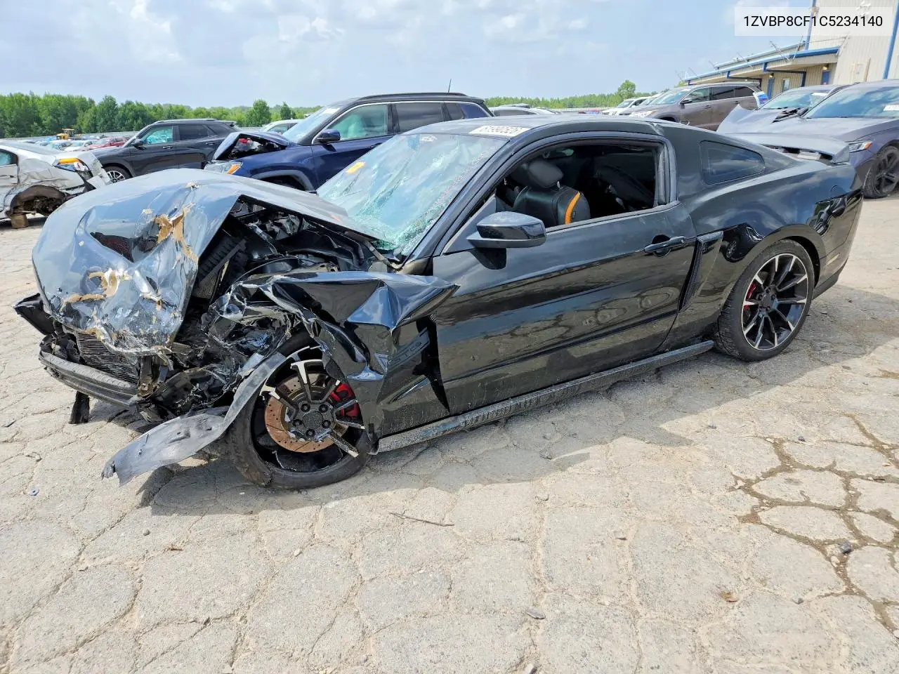 2012 Ford Mustang Gt VIN: 1ZVBP8CF1C5234140 Lot: 61990526