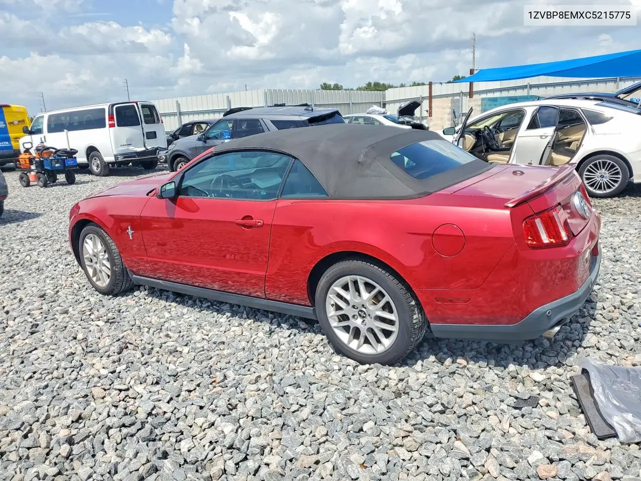 2012 Ford Mustang VIN: 1ZVBP8EMXC5215775 Lot: 62003246