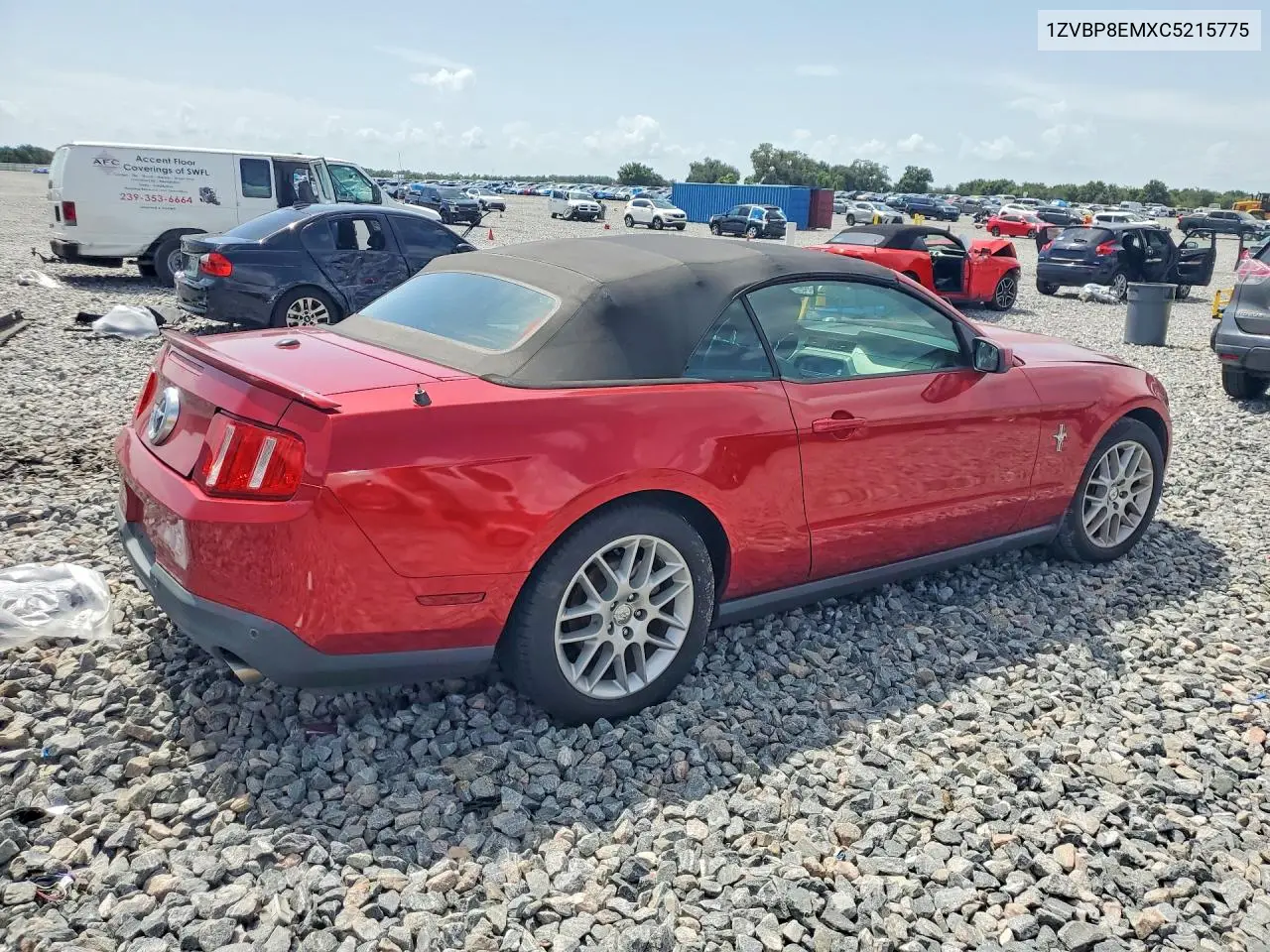 2012 Ford Mustang VIN: 1ZVBP8EMXC5215775 Lot: 62003246