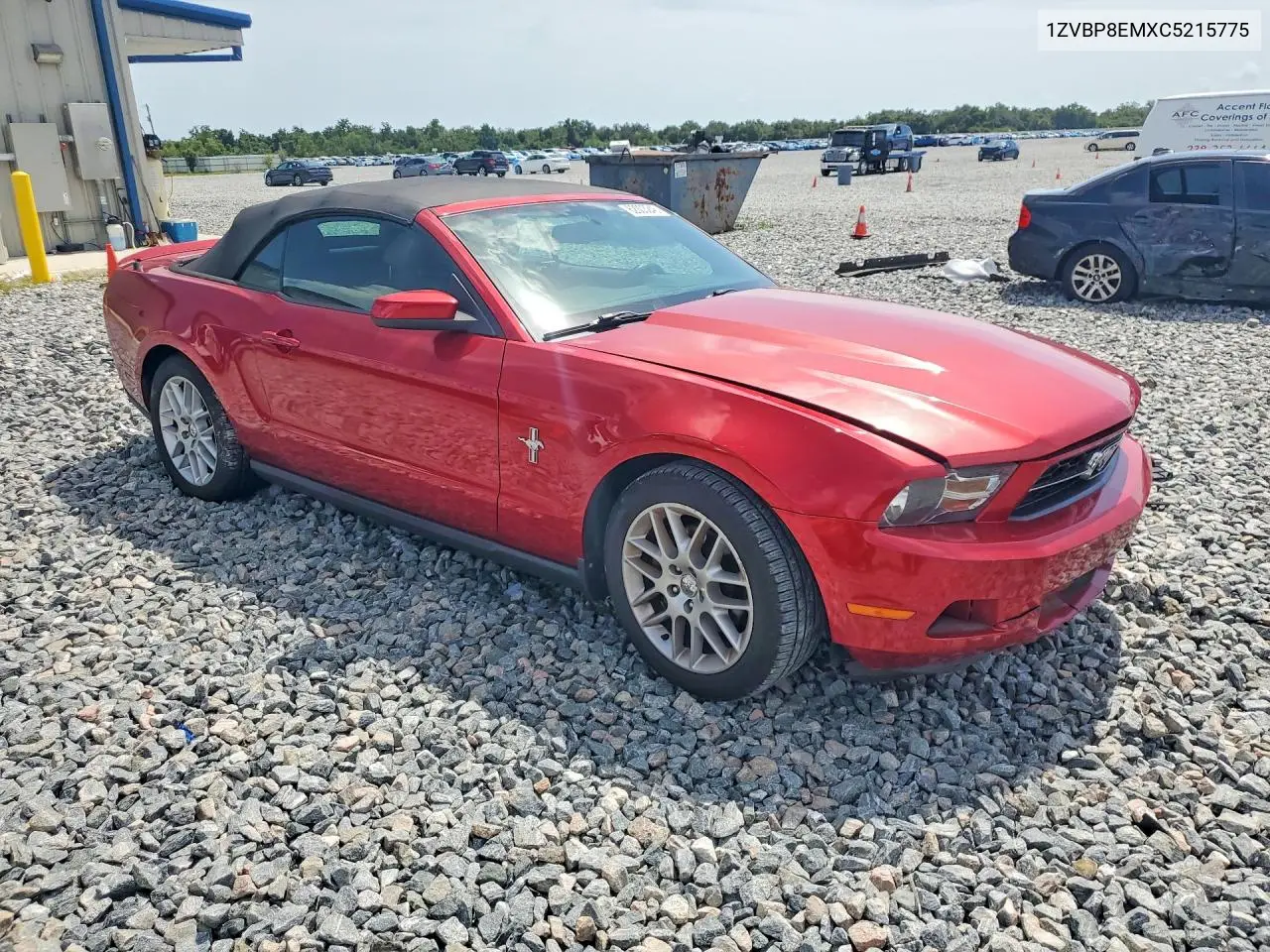 2012 Ford Mustang VIN: 1ZVBP8EMXC5215775 Lot: 62003246