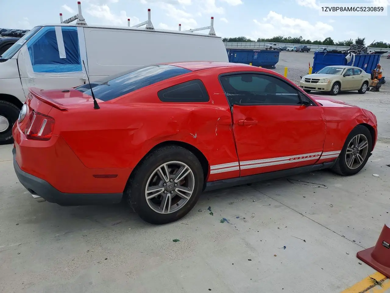 2012 Ford Mustang VIN: 1ZVBP8AM6C5230859 Lot: 62162256