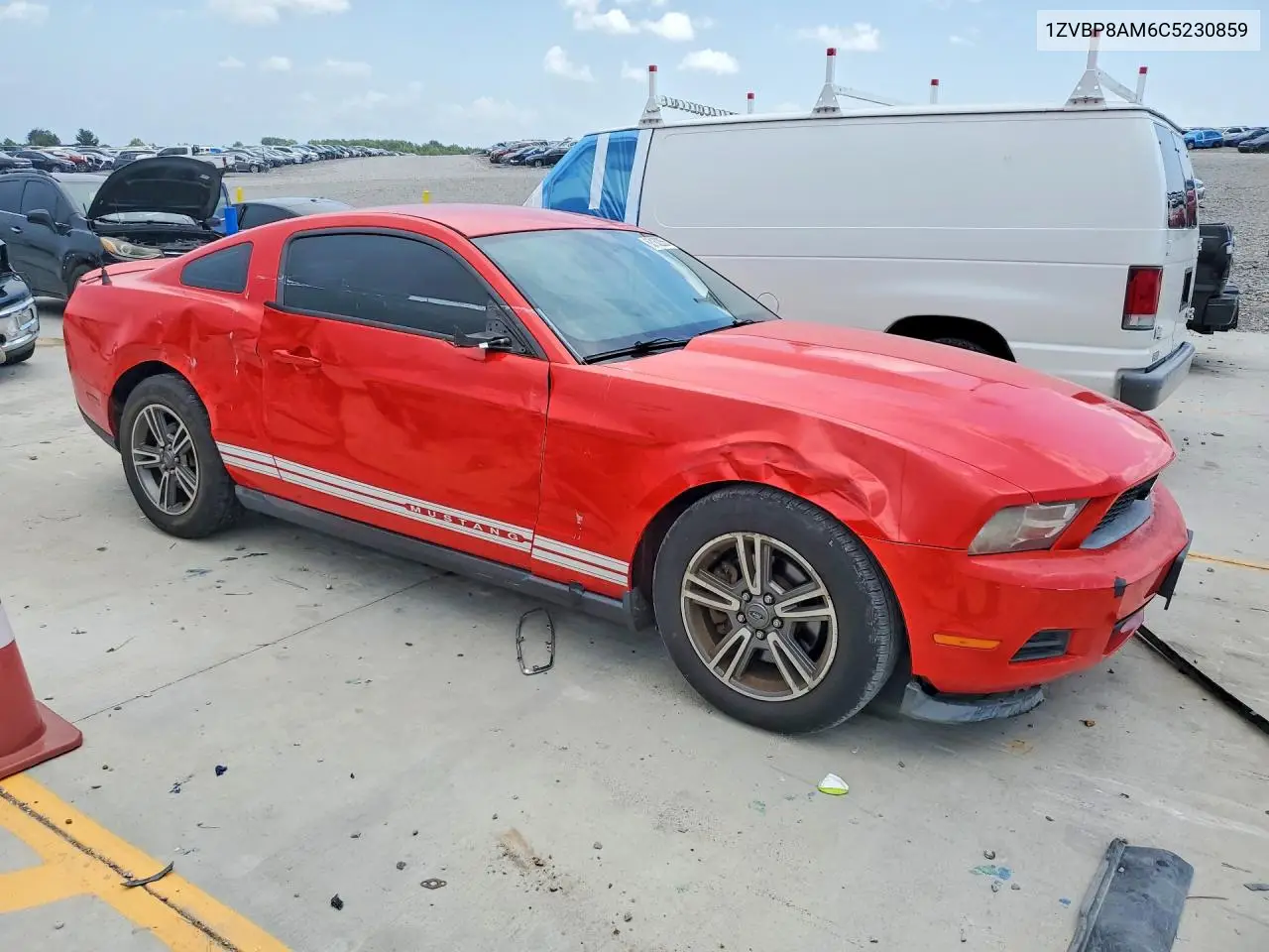 2012 Ford Mustang VIN: 1ZVBP8AM6C5230859 Lot: 62162256