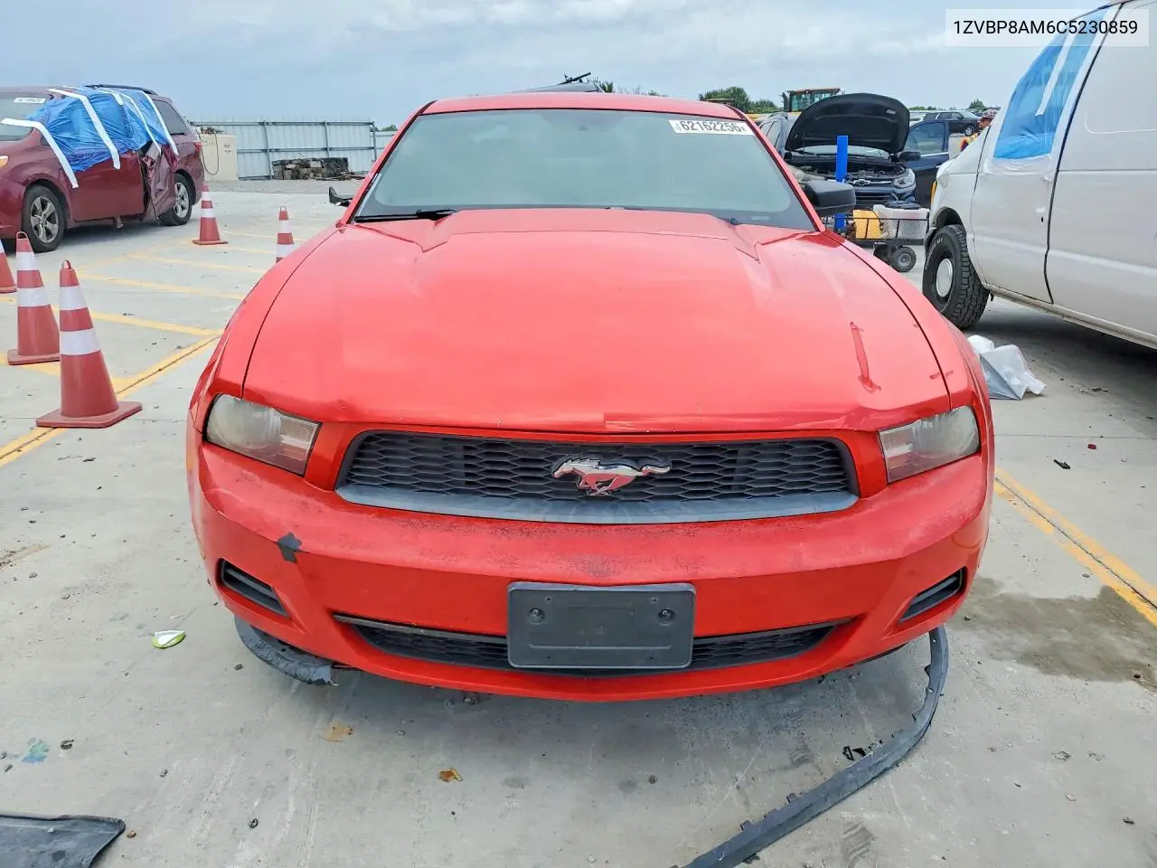 2012 Ford Mustang VIN: 1ZVBP8AM6C5230859 Lot: 62162256