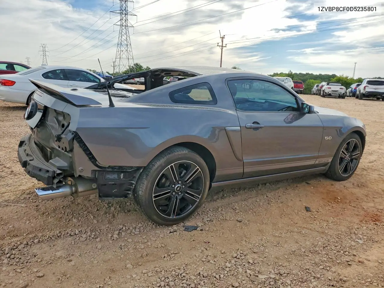 2013 Ford Mustang Gt VIN: 1ZVBP8CF0D5235801 Lot: 61320556