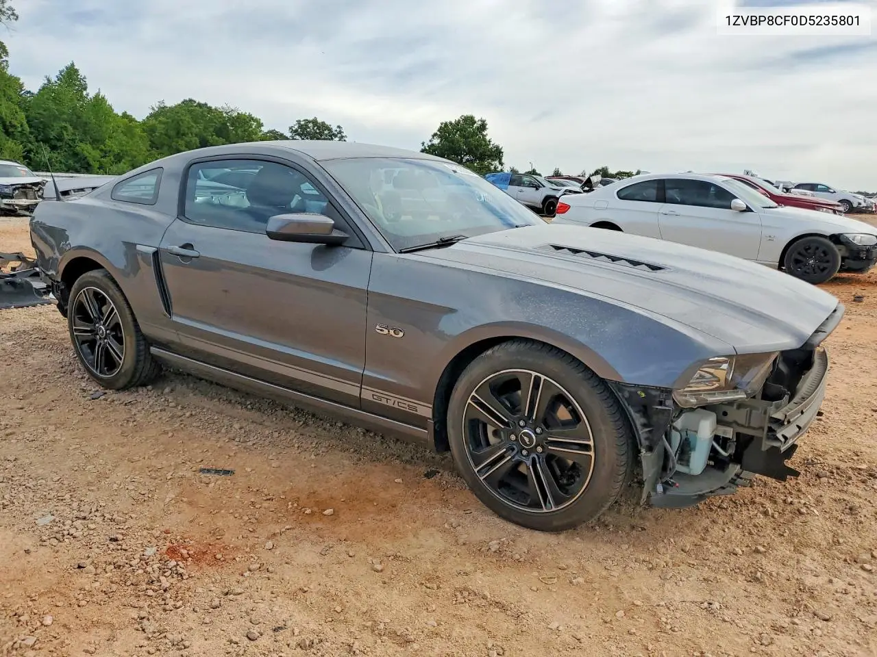 2013 Ford Mustang Gt VIN: 1ZVBP8CF0D5235801 Lot: 61320556