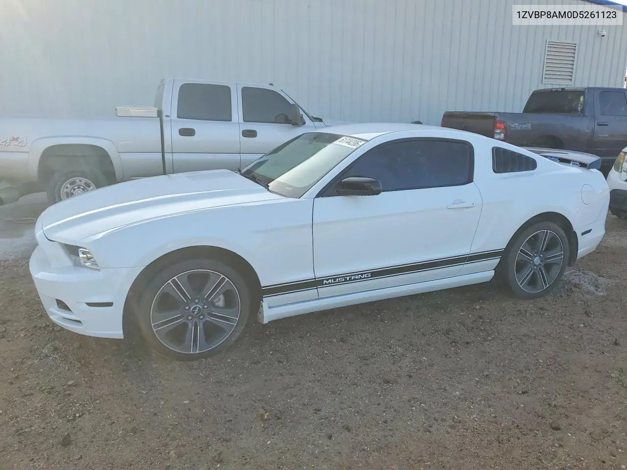 2013 Ford Mustang VIN: 1ZVBP8AM0D5261123 Lot: 61744206