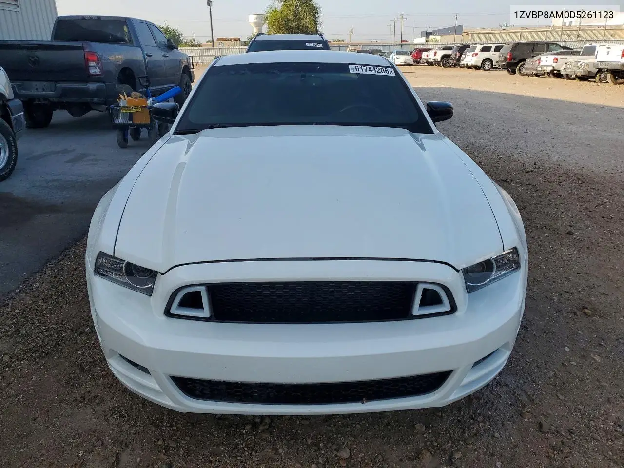 2013 Ford Mustang VIN: 1ZVBP8AM0D5261123 Lot: 61744206